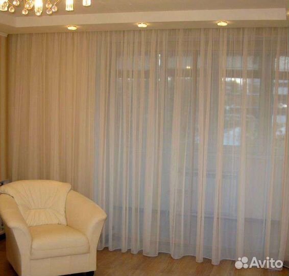 Шторы тюль 6м новые