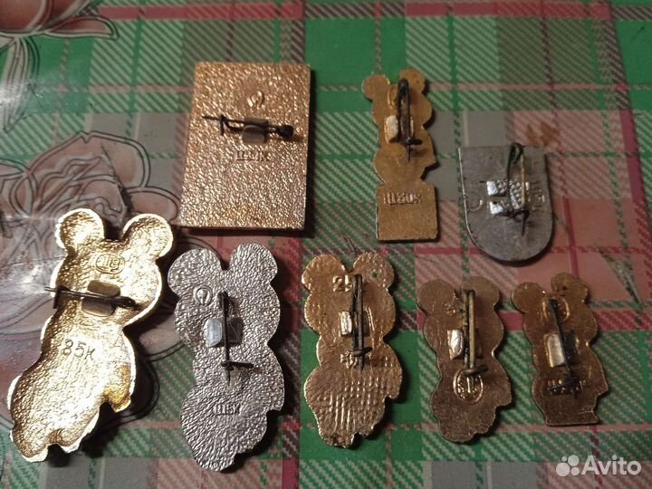 Значок олимпийский мишка