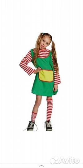 Костюм Пеппи, костюм гнома для девочки