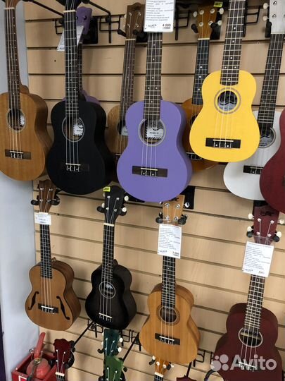 Укулеле новые. Большой выбор отличных моделей