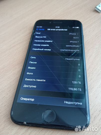 iPhone 7, 128 ГБ