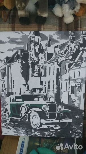 Картина по номерам написанная