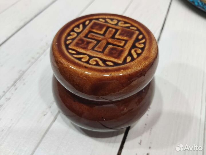 Просфорница керамическая, глазурь