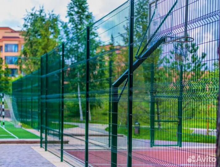 Забор из 3D сетки под ключ + Установка + Доставка