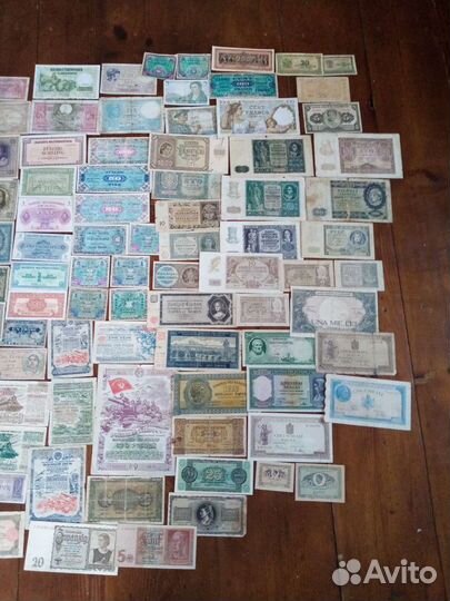 Коллекция банкнот, второй мировой войны