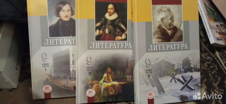 Учебники по литературе 8, 9 кл, рабочие тетради