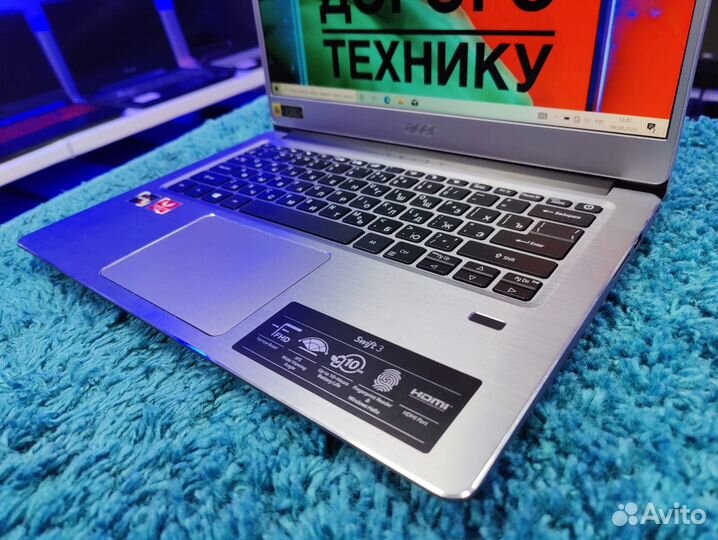 Новенький/Мощный ультрабук/Ryzen/12Gb/SSD-256/Гара