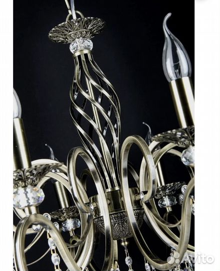 Люстра потолочная новая maytoni хрусталь