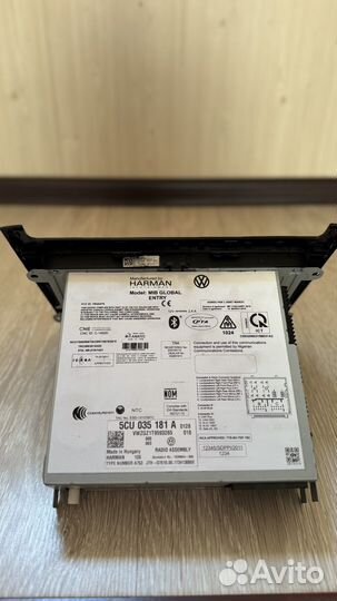 Магнитола штатная на Volkswagen polo