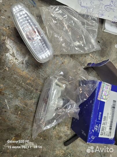 Поворотники в крыло kia, hyundai