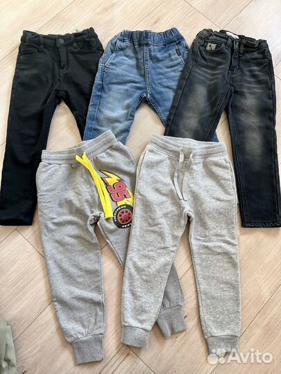 Вещи пакетом для мальчика Zara, H&M, р.110