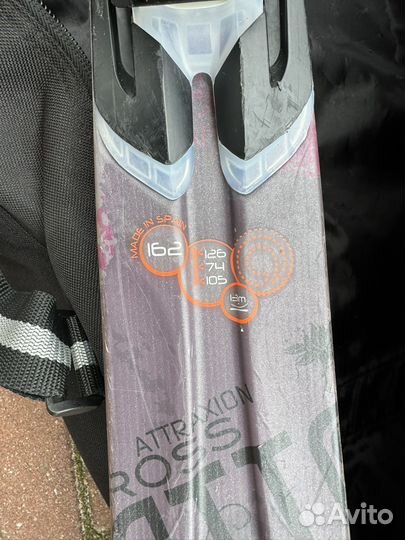Лыжи горные rossignol attraxion 162