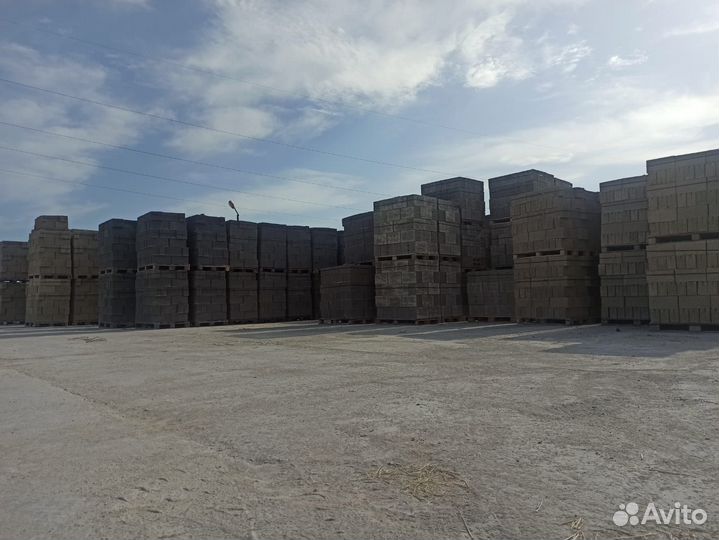 Керамзитобетоннный вибропрессованный блок