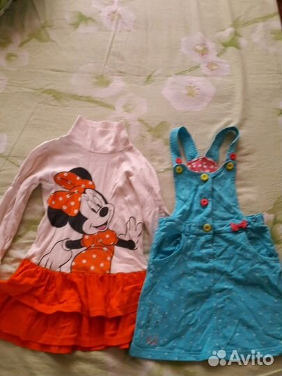 Одежда для девочки 4-5 лет пакетом