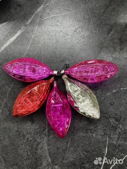 Елочные игрушки СССР льдинки