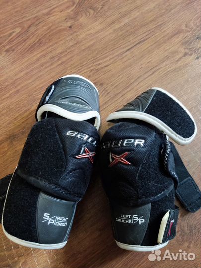 Налокотники хоккейные bauer jr р-р s