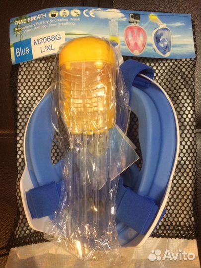 Маска для снорклинга (плавания) Freebreath