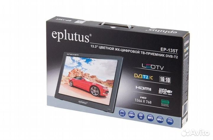 Портативный Телевизор Eplutus EP-135T