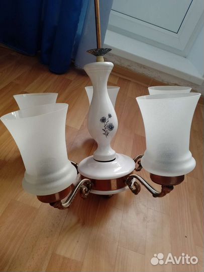 Люстра потолочная бу