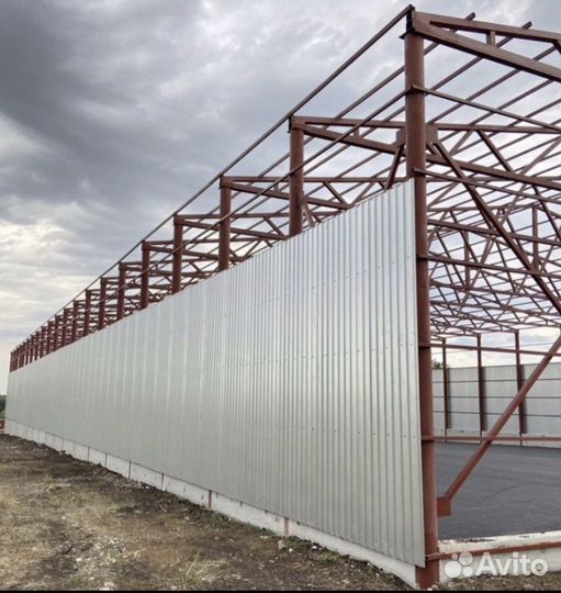 Строительство ангаров складов зернохранилищ