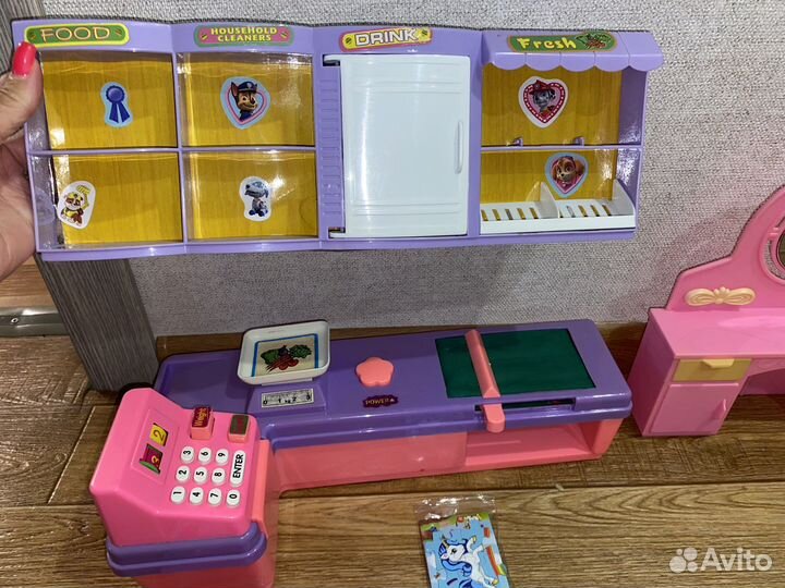 Игрушки для кукол Магазин,касса, плита пакетом
