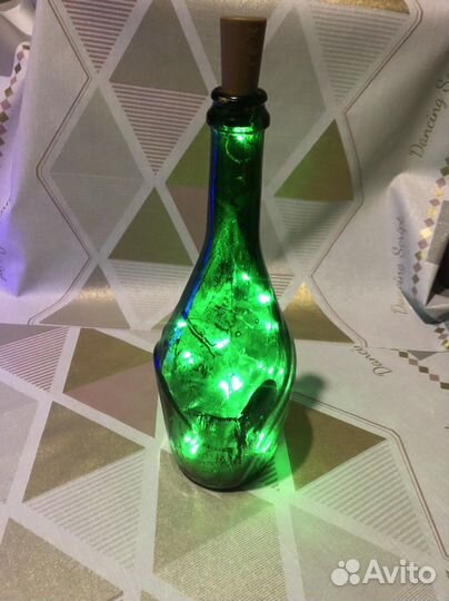 Светильники из бутылок