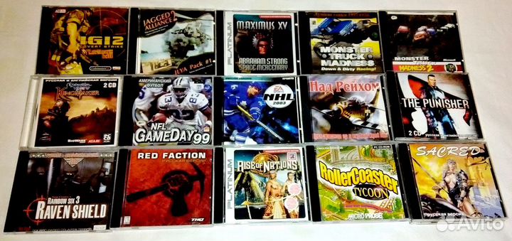 Старые компьютерные игры на CD. Издания 1995-2005