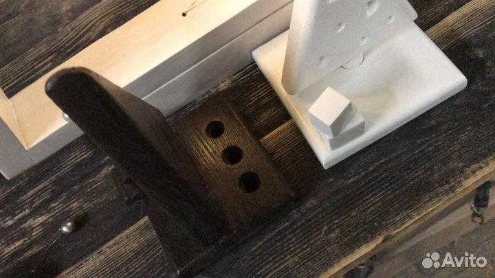 Подставка для телефона, ручек И визиток из дерева