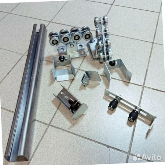 Комплект для откатных ворот. Оцинк шиной до 450 кг