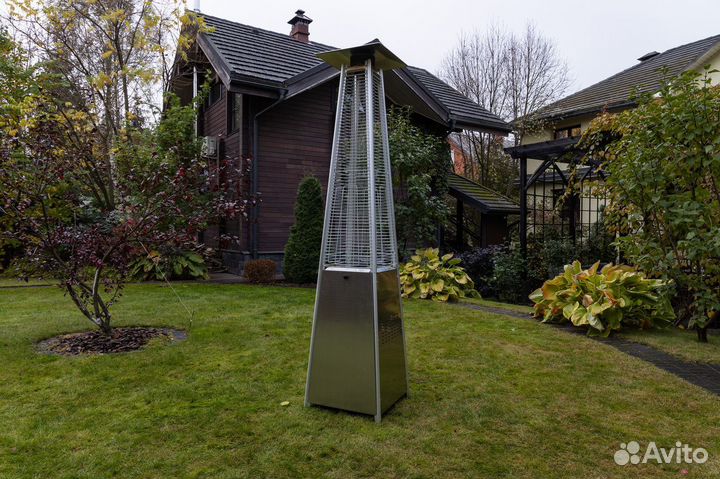 Уличный газовый обогреватель EVA нержавеющая сталь