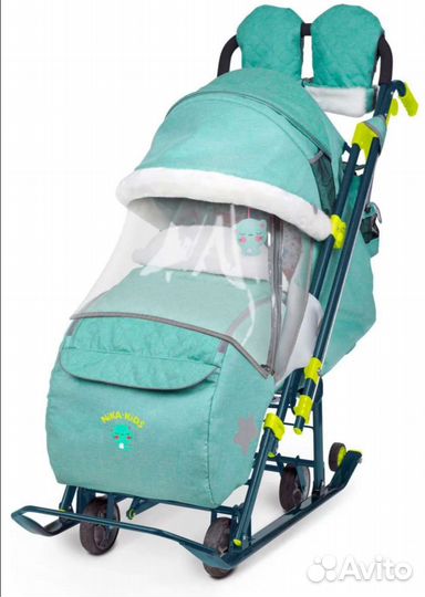 Детские санки коляска