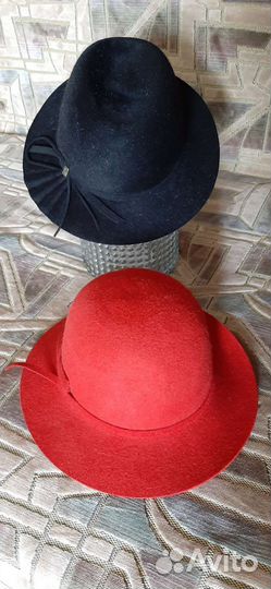 Шляпа фетровая женская