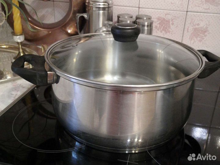 Кастрюля из нержавейки 4л