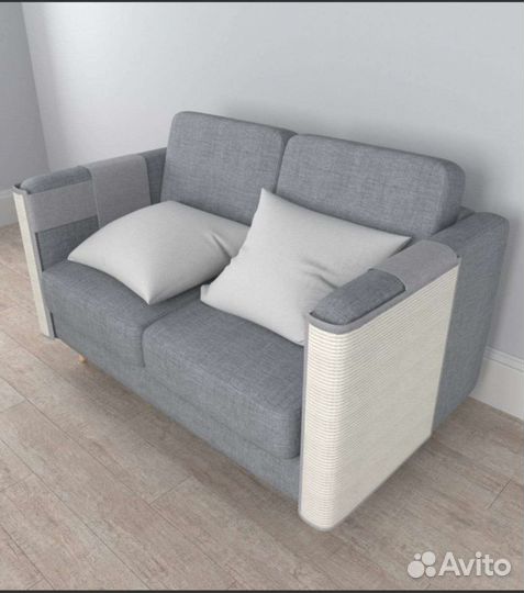 Чехол - когтеточка на подлокотник