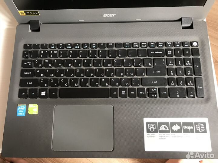 Acer Intel Core i7 5500U/GeForce 940m/8gb ram