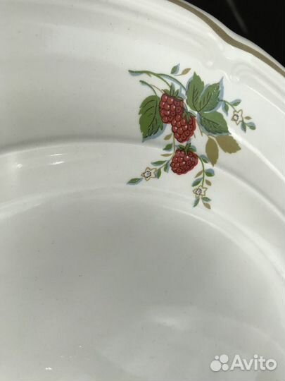 Блюдо 3 шт сервировочное керам. 35,5 и 23,5см СССР