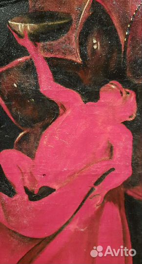 Картина 50 на 70 см, по мотивам худ.Иеронима Босха