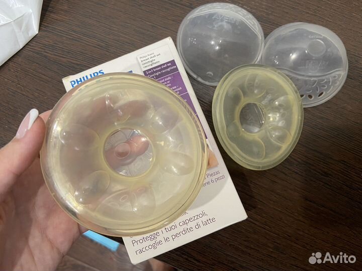 Накладки для сбора грудного молока philips avent