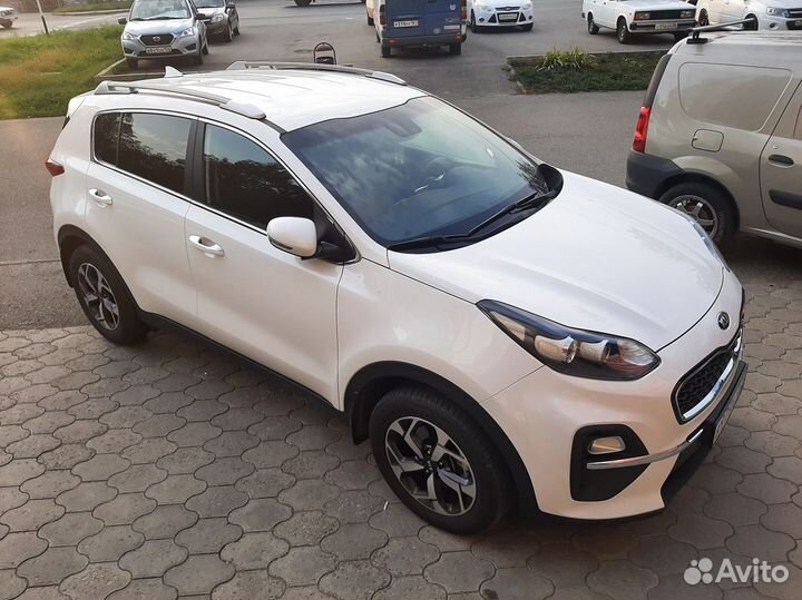 Рейлинги на крышу KIA sportage 4, серые полностью