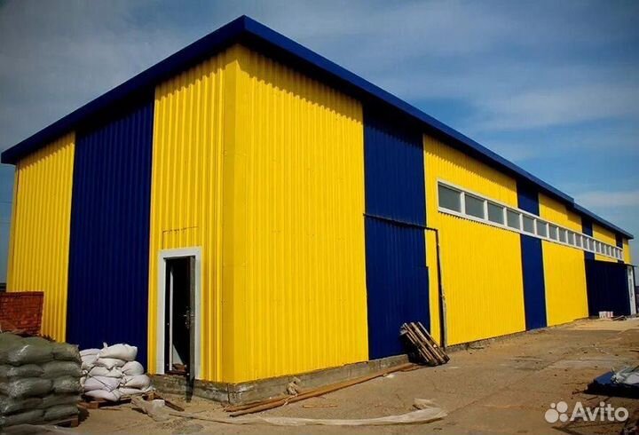 Строительство ангаров складов