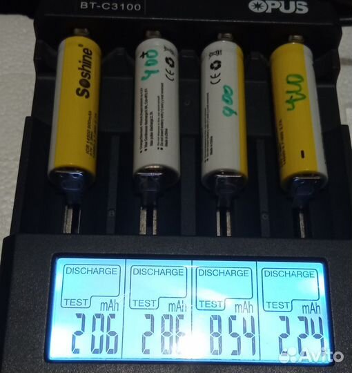 LiIon Аккумуляторы Soshine 14500 AA