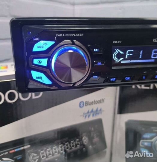 Автомагнитола 1din bluetooth Kenwood x17 USB aux