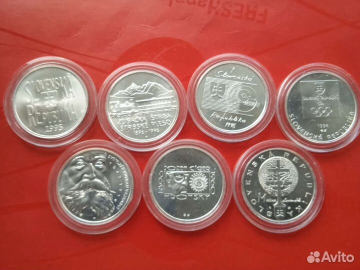 Иностранные монеты серебро