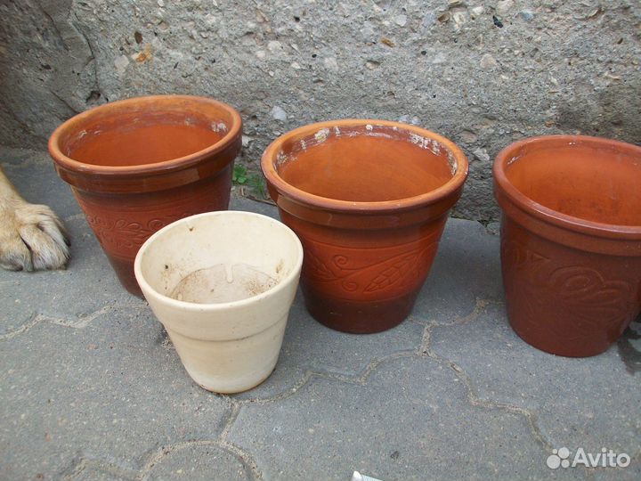 Горшки цветочные керамические от