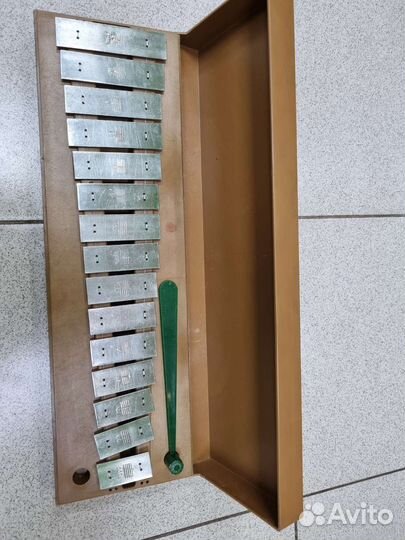 Винтажный металлофон. ссср. В рабочем состоянии