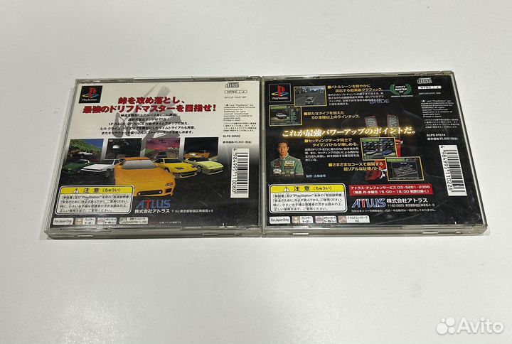 Touge Max 1,2 части Ps1 комплект, лицензия