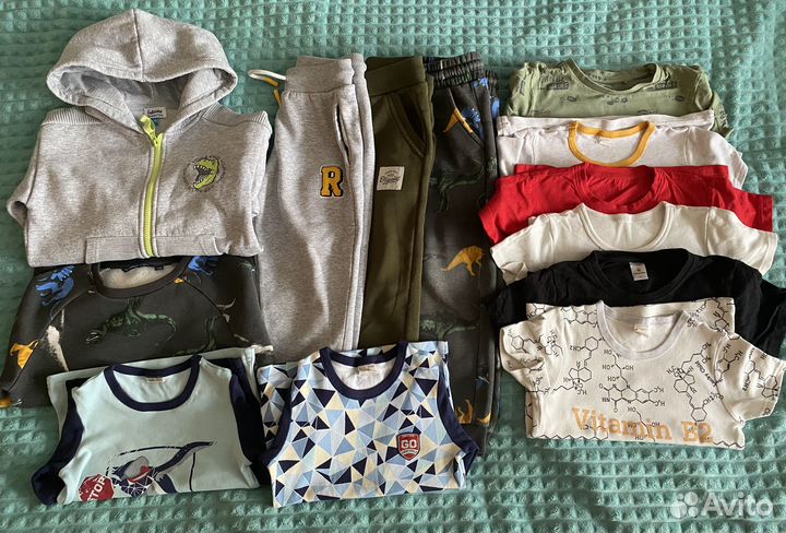 Вещи пакетом на мальчика 110