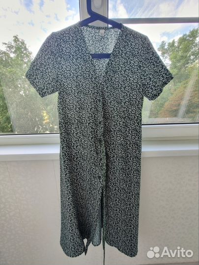 Летнее платье с принтом