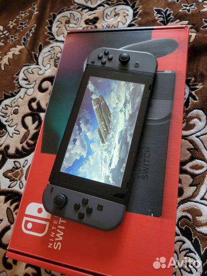 Nintendo Switch rev.2 прошитая чип hwfly