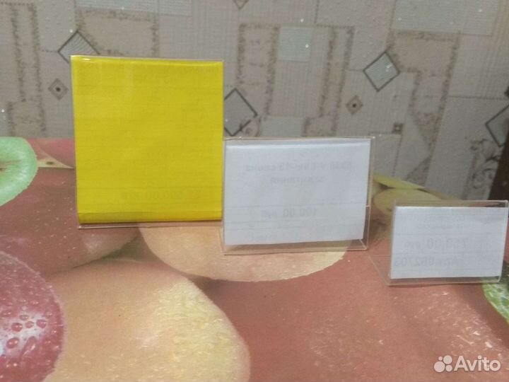 Держатель ценника из оргстекла